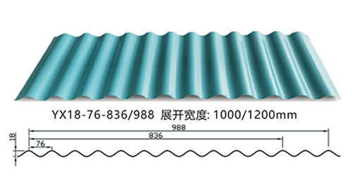 yx18-76-988型彩钢瓦