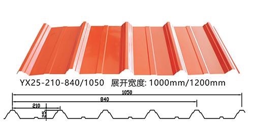 yx25-210-1050彩钢瓦